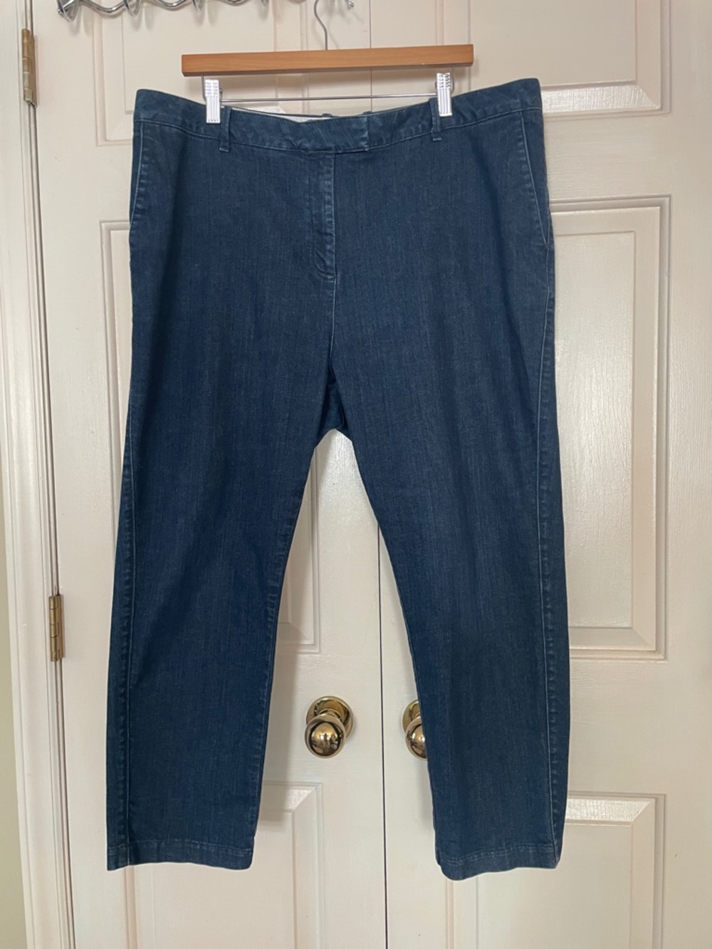 L.L.Bean Women's Classic Fit Denim Cropped Pants | Versatile Normcore Style, 20p